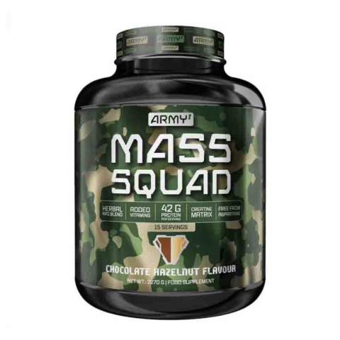 Army1 Mass Squad 4540 gr – gainer na naberanie hmotnosti a kalórií po tréningu, Lagomstore.cz