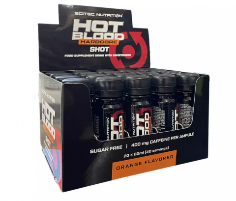 Scitec Hot Blood Hardcore Shot 20x60 ml Scitec Hot Blood Hardcore Shot 20x60 ml