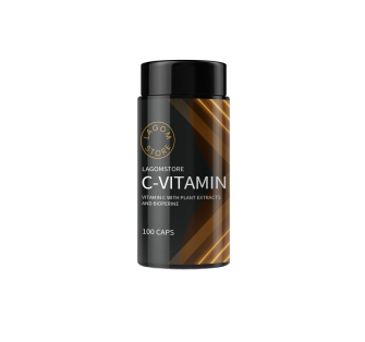 Lagomstore C-Vitamin 1000 + Bioflavonoids + Bioperine® 100 KAPSLÍ