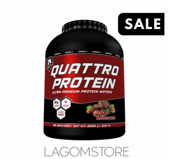 Superior14 Quattro Protein 3000g – komplexný proteínový prášok so štyrmi zdrojmi bielkovín na podporu rastu svalov a regenerácie