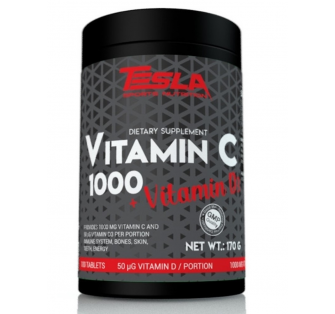 Tesla Vitamin C 1000 + Vitamin D3 100 tablet